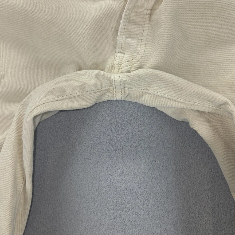 VTG Levis 501 Jeans Mens Cream Light Wash Straight Regular Button Fly Fits 28x28